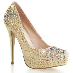 DESTINY 06, NUDE GLITTER RHINESTONE
